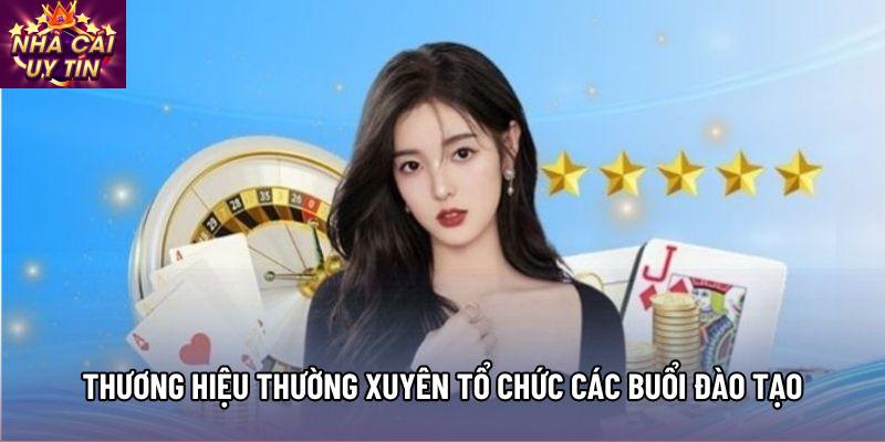 Thương hiệu thường xuyên tổ chức các buổi đào tạo Thương hiệu thường xuyên tổ chức các buổi đào tạo