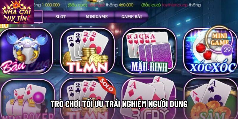 Trò chơi tối ưu trải nghiệm người dùng Trò chơi tối ưu trải nghiệm người dùng